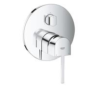GROHE Plus Partie de finition mitigeur douche/baignoire encastrable avec inverseur 3 voies Chrome 24093003