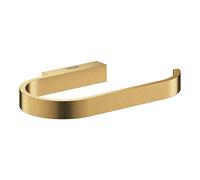 Grohe Porte-rouleau mural sans couvercle avec finition Starlight résistante aux rayures, 15 x 8,5 x 1,5 cm, couleur or brillant brossé (référence : 41068GN0)