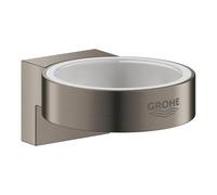 Grohe Selection Halter 41027AL0 graphite dur brossé, pour verre et, Seifenspender