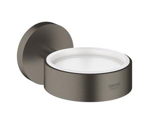 GROHE Porte-savon / porte-verre Essentials - Hard graphite brossé
