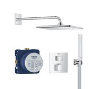Grohe Precision Cube Ensemble de douche encastré avec mitigeur thermostatique, 34879000,