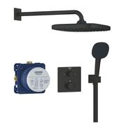 GROHE Système de douche thermostatique encastré Precision 348822430 avec Vitalio Comfort 250 noir mat