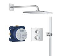 GROHE Système de douche thermostatique Precision encastrable Vitalio Rain Mono 310 Cube chromé
