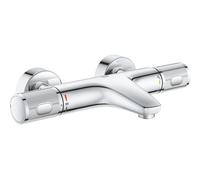 GROHE Mitigeur thermostatique douche Precision Feel 34788000 – mural, chromé, poignées métalliques