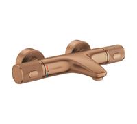 GROHE Precision Feel mitigeur thermostatique bain - 15cm - avec raccords - warm sunset (cuivre) 34788DL0