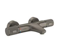 Grohe Precision Feel robinet thermostatique de baignoire 150 mm avec raccords Hard Graphite 34788AL0