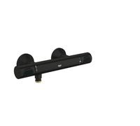 Grohe Precision Flow Mitigeur thermostatique de douche - apparent - noir mat 348402430