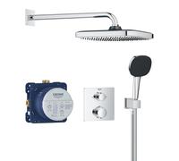 GROHE QuickFix Precision Thermostat Perfect Système de douche encastré - tête de douche Vitalio Comfort 250 - chrome. 34882000