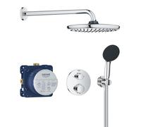 Grohe Système de douche thermostatique Precision 34883000 encastré avec Vitalio Start 250, chromé