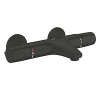 GROHE Precision Trend Mitigeur Thermostatique Bain/Douche 1/2", Economie d'Eau, Noir Mat, 1022162432