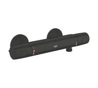 Grohe Precision Trend QuickFix Mitigeur douche - thermostatique- sans inverseur - avec raccords - entraxe 15cm - Noir mat 1022172432