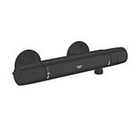 GROHE Precision Trend Mitigeur Thermostatique Douche, Economie d'Eau, Noir Mat, 1022172432