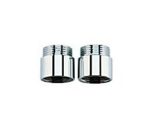 Grohe prolongement 07130 20 mm DN20 0713000M de paroi 2000 / 2 « 2 pièces chromées