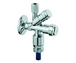 Grohe QUE valve angle de combinaison 41082000 chromé , DN15, avec dispositif anti-vide