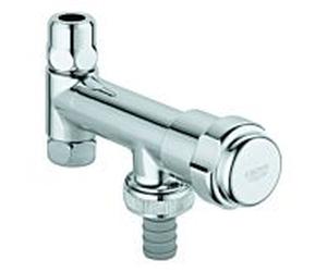 Grohe QU'EST - CE QUE valve Eckfix 41030000 DN10, avec raccord de tuyau, chromé
