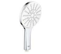 Pommeau de Douche Grohe Rainshower SmartActive 130 ø130x242mm Blanc Lune