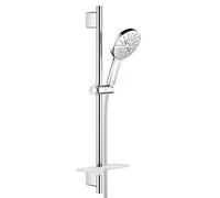 Grohe Rainshower set de douche 26546000 chromé , barre de douche 600mm, 3 types de jets