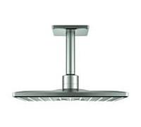 Grohe Rainshower 26481DC0 supersteel, sortie plafond 14,2 cm, 2 types de jets