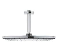 GROHE – Set de douche Rainshower – Chromé – Évacuation plafond 14,2 cm – Limiteur de débit