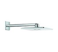 Grohe Rainshower Douche de tête 31cm SmartActive carré mural avec 2 jets Blanc/chrome 26479ls0