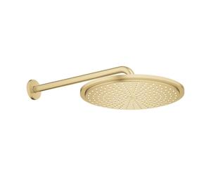 GROHE Rainshower Cosmopolitan 310 Douche de tête - 31cm - 1 jet - bras mural 38cm - cool sunrise brossé 26066gn0