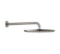 Grohe Rainshower Cosmopolitan 310 Douche Principale - 31cm - 1 type de jet - bras mural 38cm - graphite dur brosse 26066al0