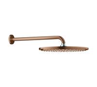 GROHE Douche de tête Rainshower Cosmopolitan 26066DL0 – brossé coucher de soleil chaud, bras 380 mm