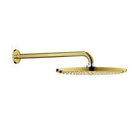GROHE Douche de tête Rainshower Cosmopolitan 26066GL0 – Cool Sunrise avec bras de douche 380 mm