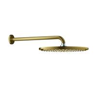 Grohe Rainshower Cosmopolitan 310 Set de douche de tête, bras de douche 380mm inclus, 26066GN0, Couleur: lever de soleil frais brossé
