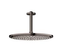 GROHE Douche à effet de pluie Rainshower 31x31 cm ronde avec bras Hard Graphite 26067A00