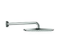 Grohe Rainshower Cosmopolitan douche de tête 26066DC0 supersteel, avec bras de douche, 380 mm