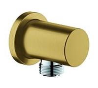 Grohe Rainshower coude de raccordement mural 27057GN0 brossé cool sunrise, rosace ronde, DN 15