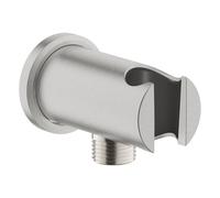 Grohe Grohe Coude mural Rainshower 1/2" avec douchette murale, ronde, supersteel Quantité:1