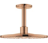GROHE Ensemble de douche Rainshower 26477DA0 Warm Sunset, sortie plafond 142 mm, 2 types d'acier