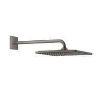 GROHE Douche de tête Rainshower match0 26564AL0 Graphite dur brossé, bras 42,2 cm, limiteur de débit