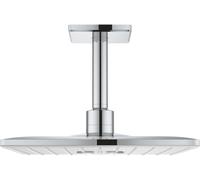 Grohe Rainshower douche à effet de pluie avec bras 31x31 cm carrée StarLight Chrome 26481LS0