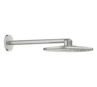 Grohe Rainshower douche à effet de pluie avec bras 31x31 cm circulaitre SuperSteel 26475DC0