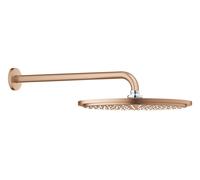 Grohe Rainshower douche à effet de pluie avec bras 31x31 cm ronde Brushed Warm Sunset 26066DL0