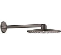 GROHE Ensemble de douche Rainshower 26475A00 - Graphite dur, bras 430 mm, 2 types d'acier