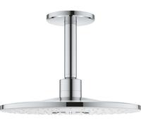 Grohe Rainshower douche à effet de pluie avec bras 31x31 cm ronde StarLight Chrome 26477LS0