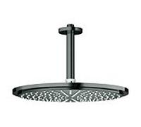 Grohe Rainshower Douche de tête cosmopolite 26067A00 graphite dur, raccordement au plafond 142mm