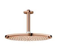 Grohe Rainshower Douche de tête cosmopolite 26067DA0 coucher de soleil chaud, raccordement au plafond 142mm
