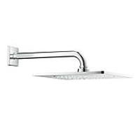 Grohe Rainshower Douche de tête F-Series 10 26070000 chromé, débit 9,5l / m, avec bras de douche 286 mm