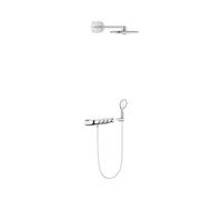 Grohe Rainshower ensemble de douche encastré avec thermostat avec douche pluie StarLight Chrome 26443000