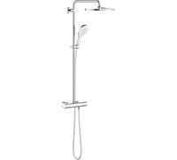 Grohe Rainshower ensemble de douche mural avec thermostat oui blanc 26647LS0