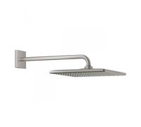 Grohe - Rainshower Mono 310 Cube Ensemble douche de tête 1 jet et bras 422mm, Supersteel (26564DC0)