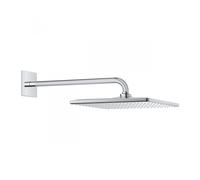 GROHE – Ensemble de douche Rainshower – chromé, bras de 42,2 cm, limiteur de débit