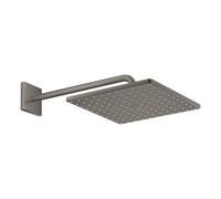 GROHE Rainshower Mono 310 Cube Hoofddouche - 31x31cm - 1 straalsoort - wandarm 42.2cm - geborsteld hard graphite 26564al0
