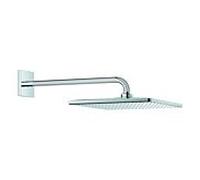 GROHE Set de douche de tête Rainshower 26563000 chromé – bras 42,2 cm, sans limiteur de débit