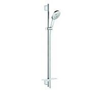 Grohe Rainshower SmartActive 130 set de douche 26548000 chrome, barre de douche 900 mm, 3 modes de jet, limiteur de débit 9,5 l / min